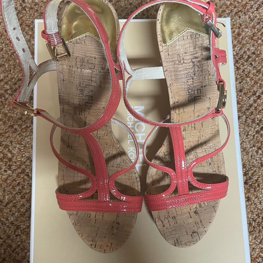 Michael Kors Pink Wedge
